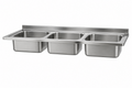 CUBIERTA LAVAFONDO 190X70CM 3 TAZAS